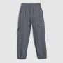 mini: Chłopięce spodnie casual cargo 4F 4FJRAW25TTROM1606 - szare (8)