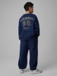 mini: Chłopięce spodnie dresowe 4F 4FJRSS26TTROM1731 - granatowe (6)