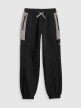 mini: Chłopięce spodnie dresowe 4F 4FJRSS26TTROM1874 - czarne (7)