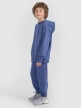 mini: Chłopięce spodnie dresowe joggery 4F 4FJRAW25TTROM1634 - niebieskie (3)