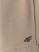 mini: Chłopięce spodnie dresowe joggery 4F 4FJRSS26TTROM1995 - beżowe (8)