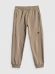 mini: Chłopięce spodnie dresowe joggery 4F 4FJRSS26TTROM1995 - beżowe (7)