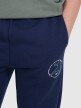mini: Chłopięce spodnie dresowe joggery 4F 4FJWAW25TTROM1258 - granatowe (11)