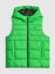mini: Chłopięcy bezrękawnik puchowy pikowany 4F 4FJWSS26TVJAM313 - zielony (7)