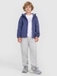 mini: Chłopięcy softshell rozpinany z kapturem 4F 4FJRAW25TSOFM516 - niebieski (2)