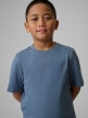 mini: Chłopięcy t-shirt bez nadruku 4F 4FJRSS26TTSHM3598 - denim (3)