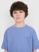 mini: Chłopięcy t-shirt oversize 4F 4FJRSS25TTSHM2870 - niebieski (4)