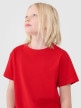 mini: Chłopięcy t-shirt oversize 4F 4FJWSS25TTSHM2324 - czerwony (3)