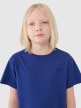 mini: Chłopięcy t-shirt oversize 4F 4FJWSS25TTSHM2324 - niebieski (3)