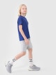 mini: Chłopięcy t-shirt oversize 4F 4FJWSS25TTSHM2324 - niebieski (4)