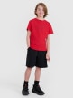 mini: Chłopięcy t-shirt oversize z nadrukiem 4F 4FJWSS25TTSHM2325 - czerwony (4)