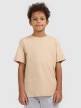mini: Chłopięcy t-shirt regular 4F 4FJWSS26TTSHM3006 - beżowy (2)