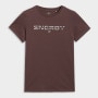 mini: Chłopięcy t-shirt z nadrukiem 4F 4FJRAW25TTSHM3167 - brązowy (7)