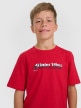 mini: Chłopięcy t-shirt z nadrukiem 4F 4FJRAW25TTSHM3168 - czerwony (4)