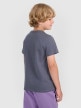 mini: Chłopięcy t-shirt z nadrukiem 4F 4FJRAW25TTSHM3205 - szary (5)