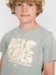 mini: Chłopięcy t-shirt z nadrukiem 4F 4FJRAW25TTSHM3205 - zielony (3)