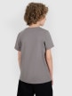 mini: Chłopięcy t-shirt z nadrukiem 4F 4FJRAW25TTSHM3261 - szary (4)
