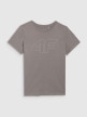 mini: Chłopięcy t-shirt z nadrukiem 4F 4FJRAW25TTSHM3261 - szary (5)
