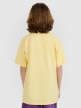 mini: Chłopięcy t-shirt z nadrukiem 4F 4FJRSS25TTSHM2639 - żółty (3)