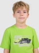 mini: Chłopięcy t-shirt z nadrukiem 4F 4FJRSS26TTSHM3681 - zielony (5)