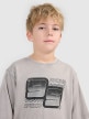 mini: Chłopięcy t-shirt z nadrukiem 4F 4FJRSS26TTSHM3684 - szary (4)
