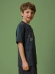 mini: Chłopięcy t-shirt z nadrukiem 4F 4FJRSS26TTSHM3693 - szary (3)