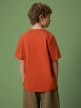 mini: Chłopięcy t-shirt z nadrukiem 4F 4FJRSS26TTSHM3695 - pomarańczowy (6)
