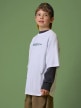 mini: Chłopięcy t-shirt z nadrukiem 4F 4FJRSS26TTSHM3696 - biały (3)