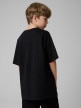 mini: Chłopięcy t-shirt z nadrukiem 4F 4FJRSS26TTSHM3831 - czarny (4)