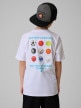 mini: Chłopięcy t-shirt z nadrukiem 4F 4FJRSS26TTSHM3832 - biały (1)