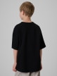 mini: Chłopięcy t-shirt z nadrukiem 4F 4FJRSS26TTSHM3861 - czarny (4)