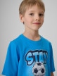 mini: Chłopięcy t-shirt z nadrukiem 4F 4FJRSS26TTSHM3862 - niebieski (3)