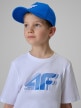 mini: Chłopięcy t-shirt z nadrukiem 4F 4FJRSS26TTSHM3864 - biały (3)