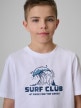 mini: Chłopięcy t-shirt z nadrukiem 4F 4FJRSS26TTSHM3901 - biały (3)