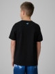 mini: Chłopięcy t-shirt z nadrukiem 4F 4FJRSS26TTSHM3902 - czarny (4)