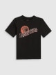 mini: Chłopięcy t-shirt z nadrukiem 4F 4FJRSS26TTSHM4278 - czarny (5)
