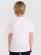 mini: Chłopięcy t-shirt z nadrukiem 4F 4FJWAW25TTSHM2413 - biały (5)