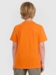 mini: Chłopięcy t-shirt z nadrukiem 4F 4FJWAW25TTSHM2413 - pomarańczowy (5)