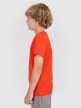 mini: Chłopięcy t-shirt z nadrukiem 4F 4FJWAW25TTSHM2417 - czerwony (3)