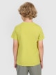 mini: Chłopięcy t-shirt z nadrukiem 4F 4FJWAW25TTSHM2417 - żółty (5)