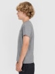 mini: Chłopięcy t-shirt z nadrukiem 4F 4FJWAW25TTSHM2417 - szary (3)