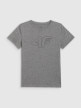 mini: Chłopięcy t-shirt z nadrukiem 4F 4FJWAW25TTSHM2417 - szary (6)