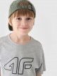 mini: Chłopięcy t-shirt z nadrukiem 4F 4FJWMM00TTSHM2331 - szary (2)