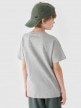 mini: Chłopięcy t-shirt z nadrukiem 4F 4FJWMM00TTSHM2331 - szary (4)