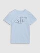 mini: Chłopięcy t-shirt z nadrukiem 4F 4FJWSS25TTSHM2179 - niebieski (5)