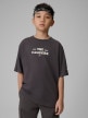 mini: Chłopięcy t-shirt z nadrukiem 4F 4FJWSS26TTSHM2813 - szary (6)