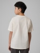 mini: Chłopięcy t-shirt z nadrukiem 4F 4FJWSS26TTSHM2814 - biały (6)
