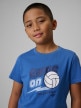 mini: Chłopięcy t-shirt z nadrukiem 4F 4FJWSS26TTSHM3011 - granatowy (3)