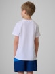 mini: Chłopięcy t-shirt z nadrukiem 4F 4FJWSS26TTSHM3284 - biały (4)