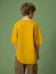 mini: Chłopięcy t-shirt z nadrukiem 4F 4FJRSS26TTSHM3747 - żółty (6)